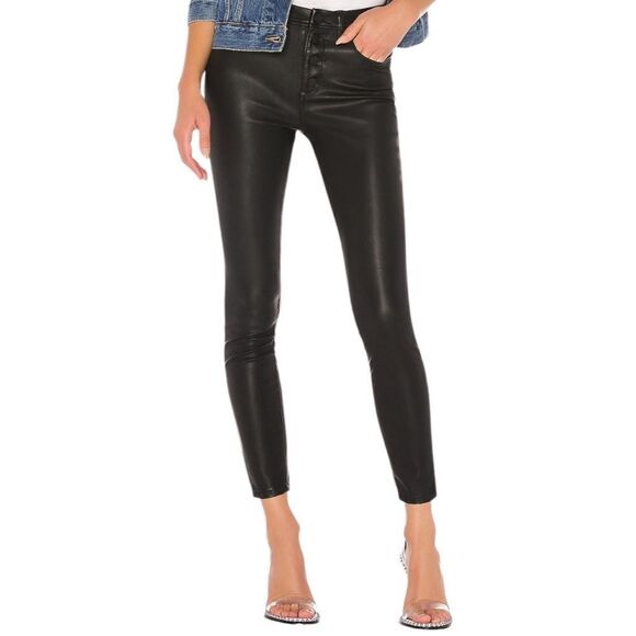 REVOLVE Blank NYC Faux Leather Daddy Soda Pants in Black | Size 30 - Picture 1 of 10